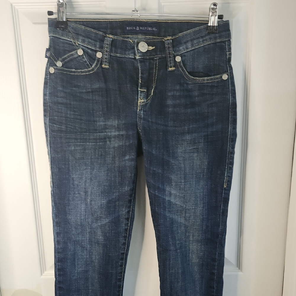 Rock & Republic Dark Denim Jeans - Picture 3 of 5